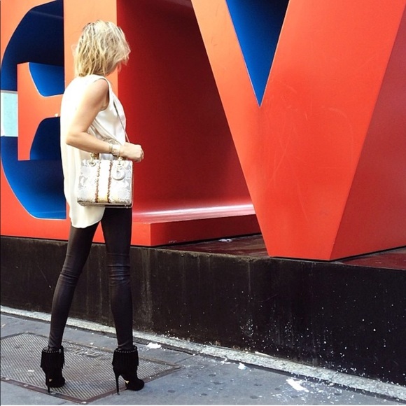 Prada Black Suede Fringe Booties - Picture 8 of 8